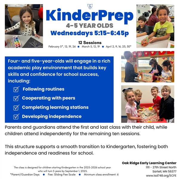 ECFE Kinderprep 2025